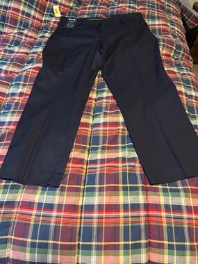 Murano Men's Dark Navy Dress Pants - Flat Front